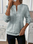 Alegría | Elegancki Sweter Sweater Warschau Fashion Szary S