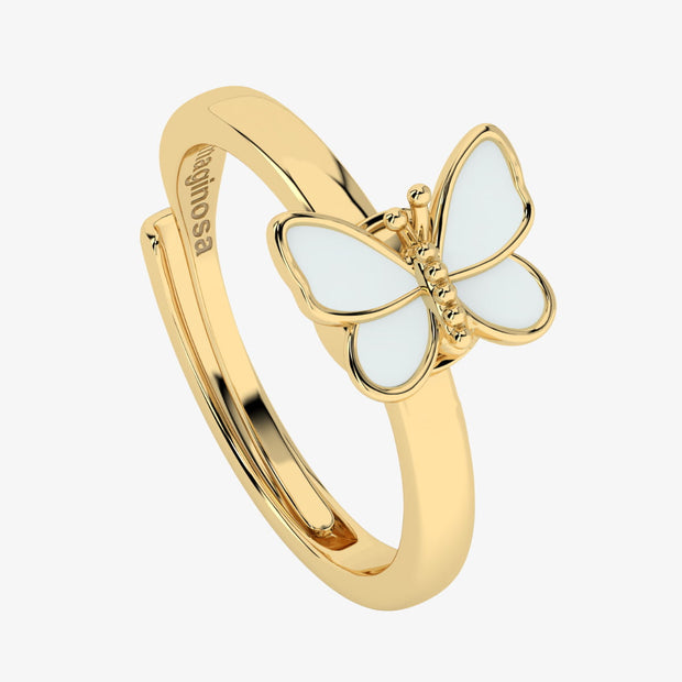 Regulowany Pierścień na Niepokój Lylia Bagues Warschau Fashion Pozłacane 18k