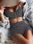 Kwiatek Push-Up Bikini z Wysokim Stanem | Lato 2025 | Strój Kąpielowy dla Kobiet | Lena