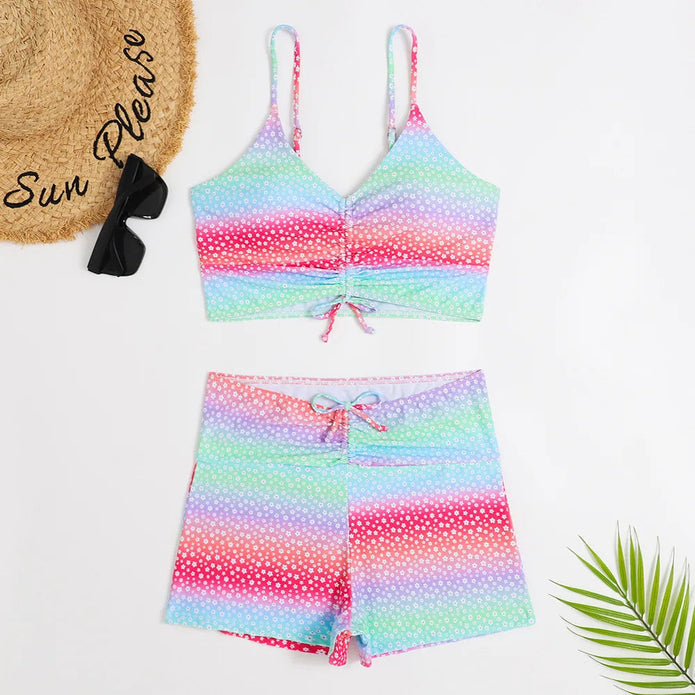 Kwiatek Push-Up Bikini z Wysokim Stanem | Lato 2025 | Strój Kąpielowy dla Kobiet | Lena
