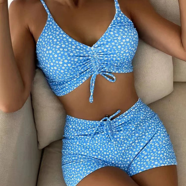 Kwiatek Push-Up Bikini z Wysokim Stanem | Lato 2025 | Strój Kąpielowy dla Kobiet | Lena