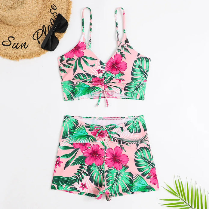Kwiatek Push-Up Bikini z Wysokim Stanem | Lato 2025 | Strój Kąpielowy dla Kobiet | Lena