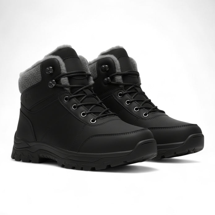 Krzysztof |  Męskie zimowe śniegowce z ciepłą pluszową wyściółką i antypoślizgową podeszwą