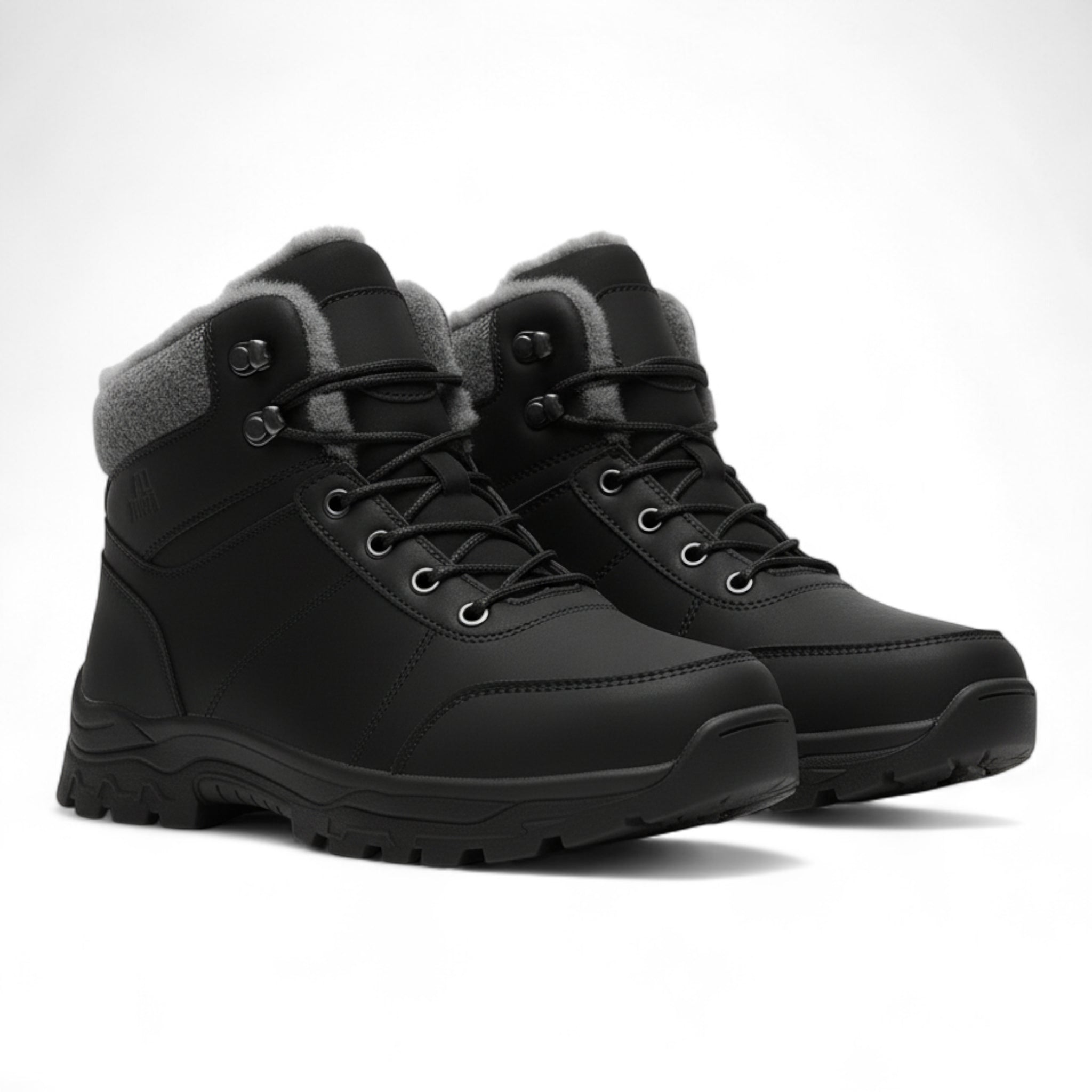 Krzysztof |  Męskie zimowe śniegowce z ciepłą pluszową wyściółką i antypoślizgową podeszwą