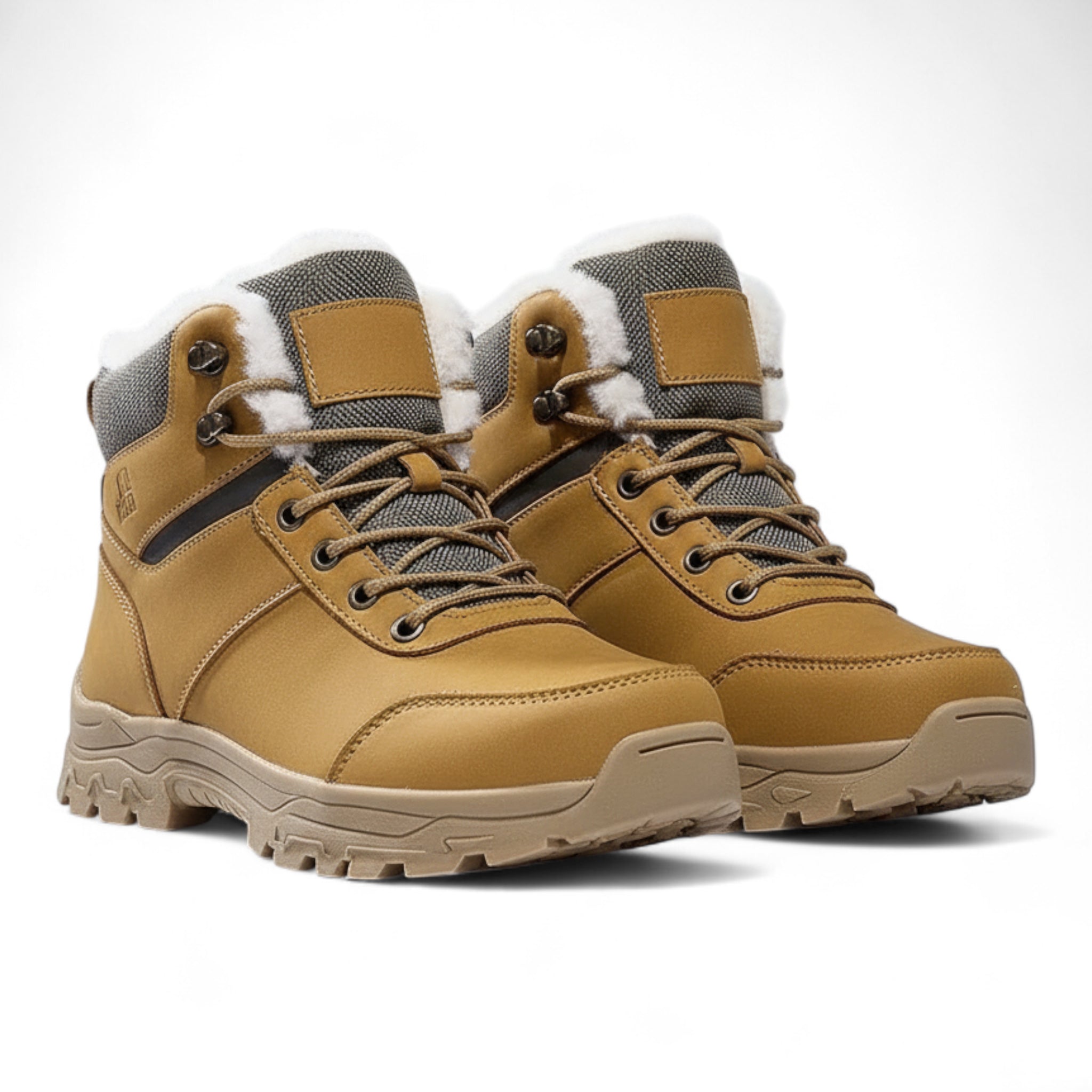 Krzysztof |  Męskie zimowe śniegowce z ciepłą pluszową wyściółką i antypoślizgową podeszwą