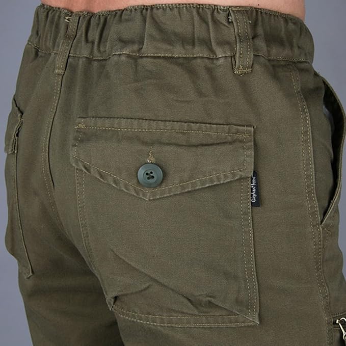 Eleganckie Spodnie Cargo Męskie | Klasyczny Krój