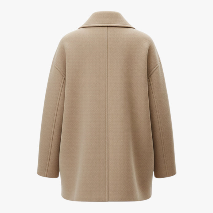 Zofia |Damski płaszcz z kołnierzem wykładanym Kurtki i płaszcze damskie Warschau Fashion