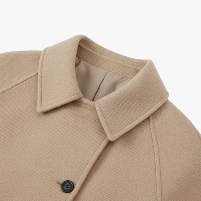 Zofia |Damski płaszcz z kołnierzem wykładanym Kurtki i płaszcze damskie Warschau Fashion