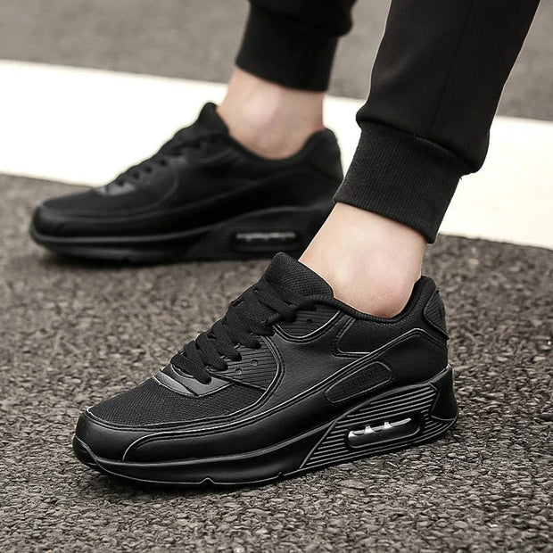 Thijs | Białe męskie sneakersy z wysoką podeszwą HautPas heren sneakers | modern Warschau Fashion Czarny b 35