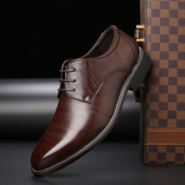 Jelle | Panieński Oxfords z detalami brogu heren Boots | modern Warschau Fashion Brązowy 38