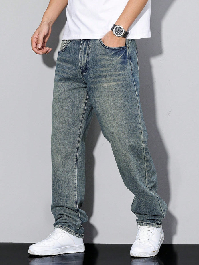 MAVINO | Męskie Oversized Dżinsy jeans men Warschau Fashion Kolor 3 XS
