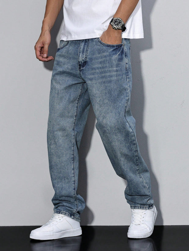 MAVINO | Męskie Oversized Dżinsy jeans men Warschau Fashion Kolor 8 XS