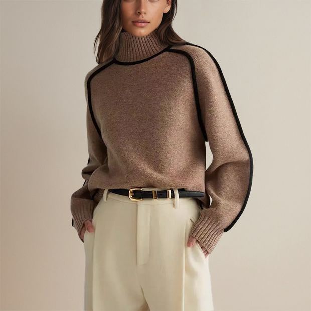 Arabélle - Sweter z podwyższonym kołnierzem Sweater Warschau Fashion