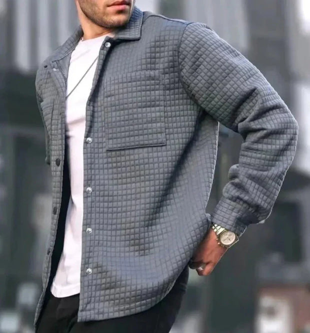 Davy | Stylowa Męska Kamizelka Warschau Fashion Szary S