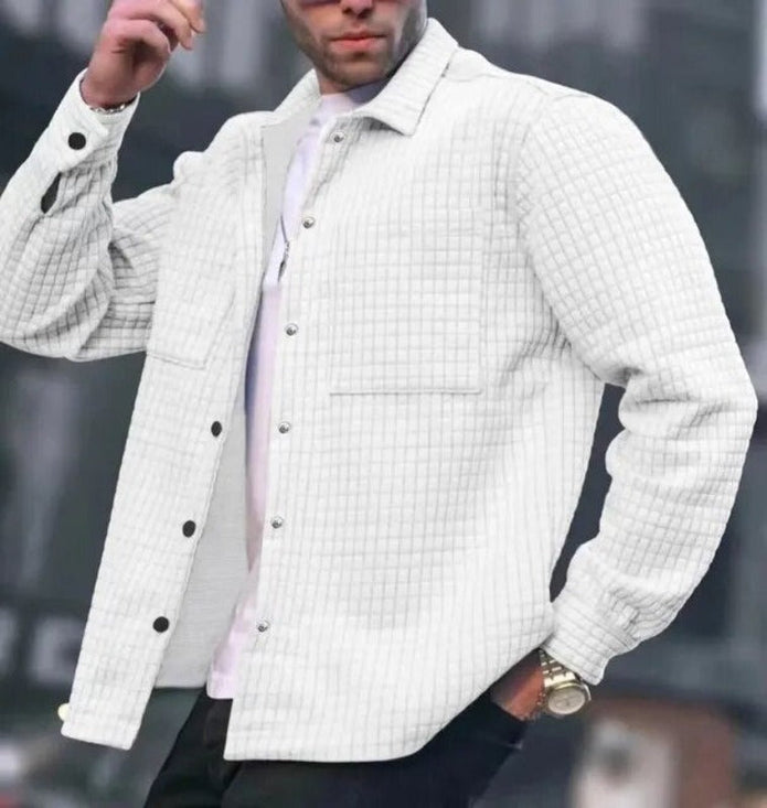 Davy | Stylowa Męska Kamizelka Warschau Fashion Biały S
