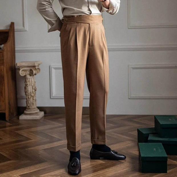Spodnie MÄ skie Vintage z Paskiem - Yanis Pants Warschau Fashion Kawiarnia 32