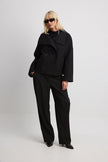 Dwurzędowy płaszcz wełniany Wool coat Warschau Fashion