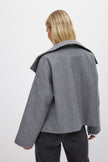 Dwurzędowy płaszcz wełniany Wool coat Warschau Fashion