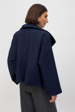 Dwurzędowy płaszcz wełniany Wool coat Warschau Fashion
