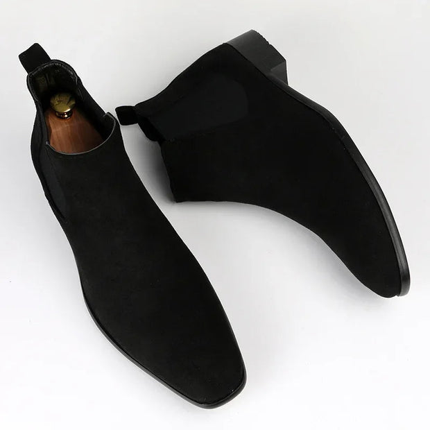 Eleganckie męskie botki Chelsea