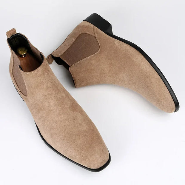 Eleganckie męskie botki Chelsea