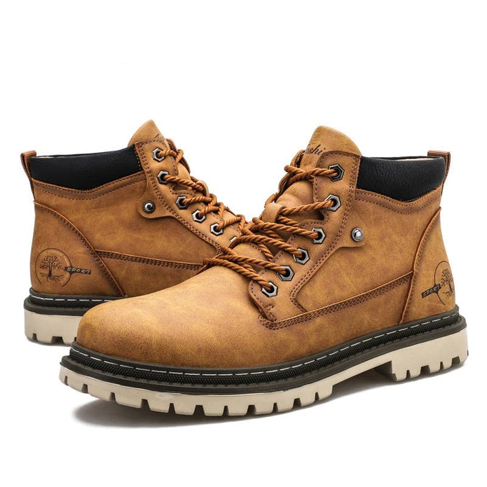 Stylowe sznurowane buty męskie na co dzień