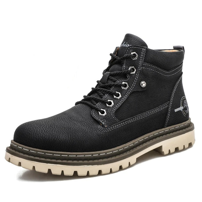 Stylowe sznurowane buty męskie na co dzień