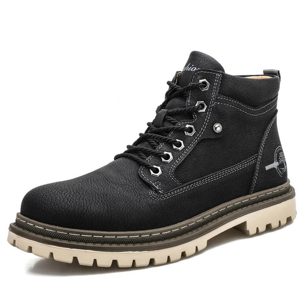 Stylowe sznurowane buty męskie na co dzień