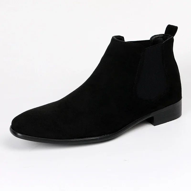 Eleganckie męskie botki Chelsea