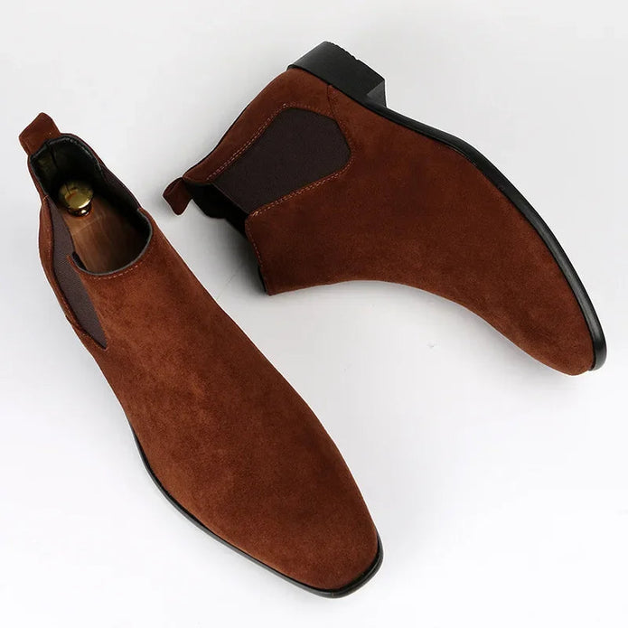 Eleganckie męskie botki Chelsea