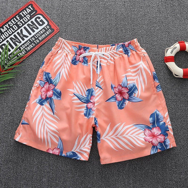 WW | Męski strój kąpielowy z plażowym wzorem