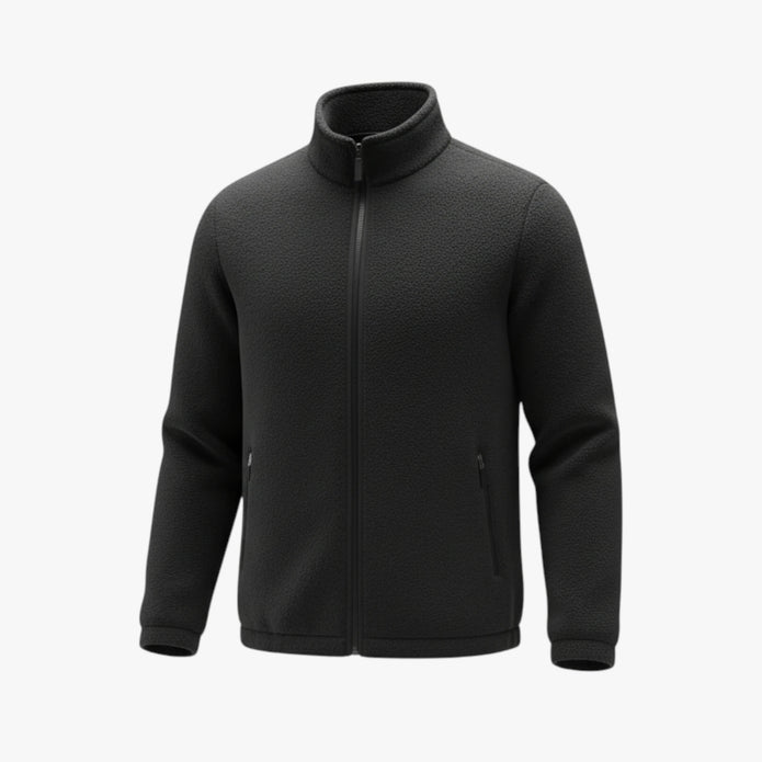 Danuta | Damska bluza polarowa Kurtki i płaszcze damskie Warschau Fashion Czarny S