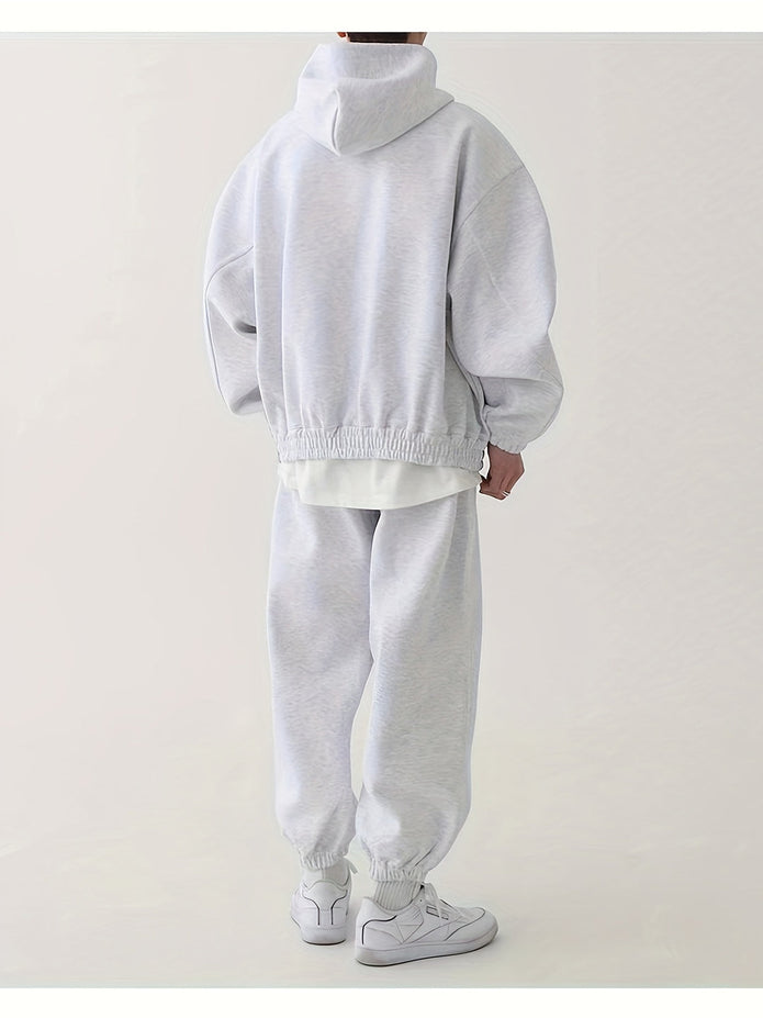LAVEO | Męski oversized hoodie i dresy Set Warschau Fashion