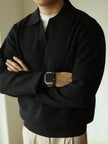 VALERO - Męski Polo Sweter