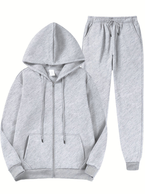 Męski komplet dresowy Set Warschau Fashion Szary S