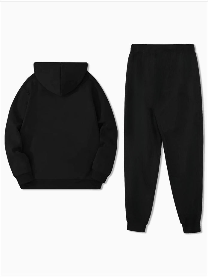 VELOMA | Męski zestaw sportowy | Bluza z kapturem i dresy set Warschau Fashion