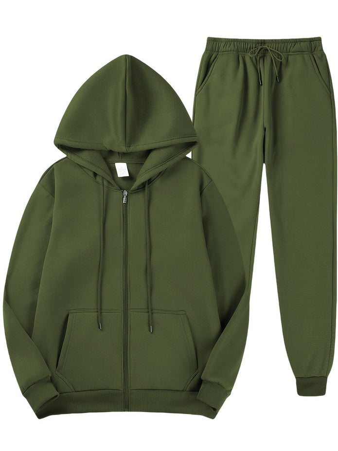 Męski komplet dresowy Set Warschau Fashion Zielony S