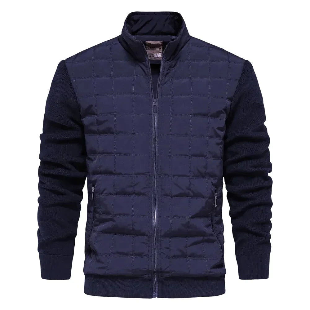 Kurtka bomberka Floris dla mężczyzn Kleding en accesoires > Kleding > Buitenkleding > Jassen en jacks Warschau Fashion Niebieski M