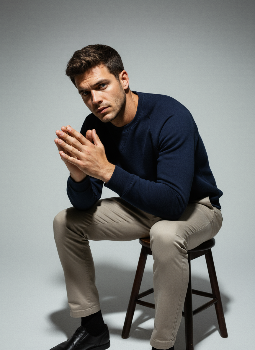 Milano Dzianina Wełniana Textura Sweter Sweater Warschau Fashion