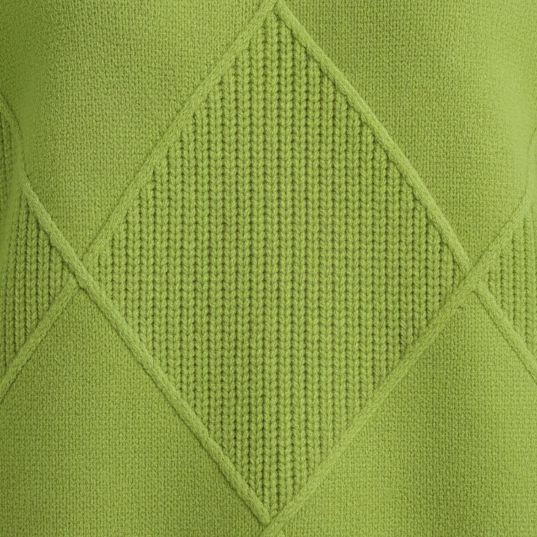 Irena | Damski sweter z wysokim prążkowanym kołnierzem i diamentowym splotem Swetry Warschau Fashion