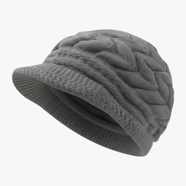 Halinka | Damska dzianinowa zimowa Czapki zimowe Warschau Fashion