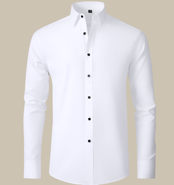 Biznesowa Elegancja - Super Elastyczna Koszula dla Mężczyzn Shirts Warschau Fashion Biały S