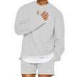 Loey | Męski Basic Pulower Men Sweaters Warschau Fashion Biały Szary M