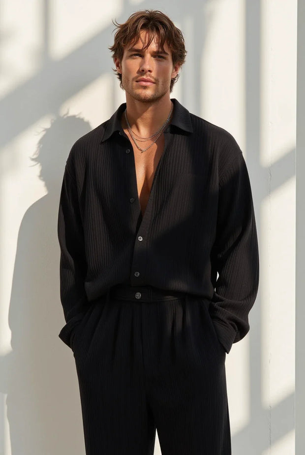 Zestaw Positano w kolorze czarnym Warschau Fashion