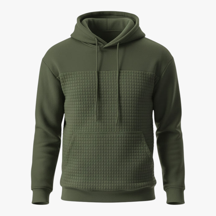 Jakub | Męska Bluza z Kapturem Bluzy i swetry Warschau Fashion Zielony wojskowy S