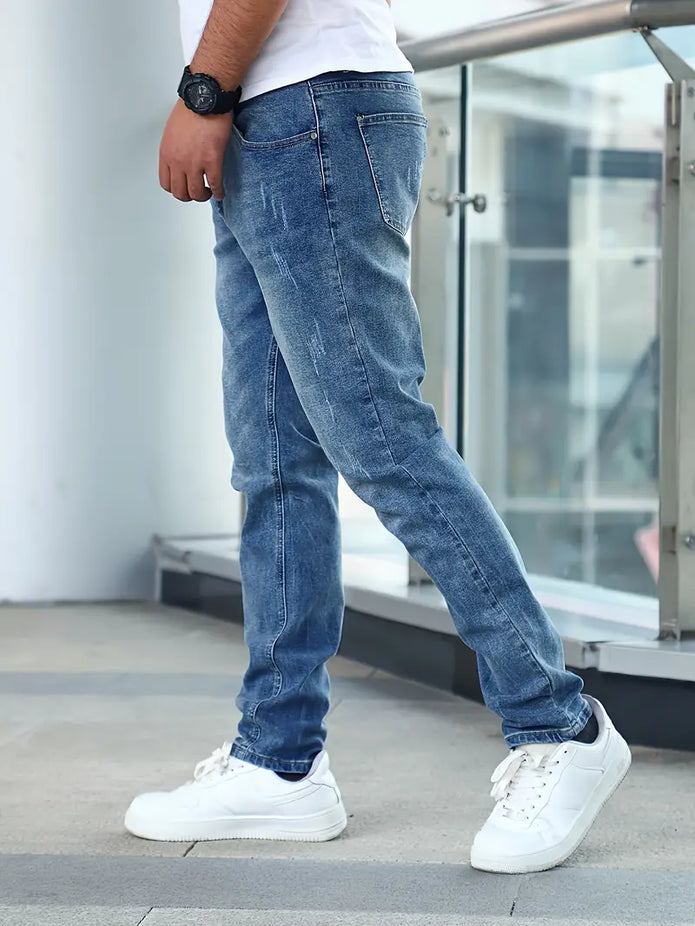 RAVI | Męskie dżinsy z funkcjonalnymi kieszeniami Pants Men Warschau Fashion