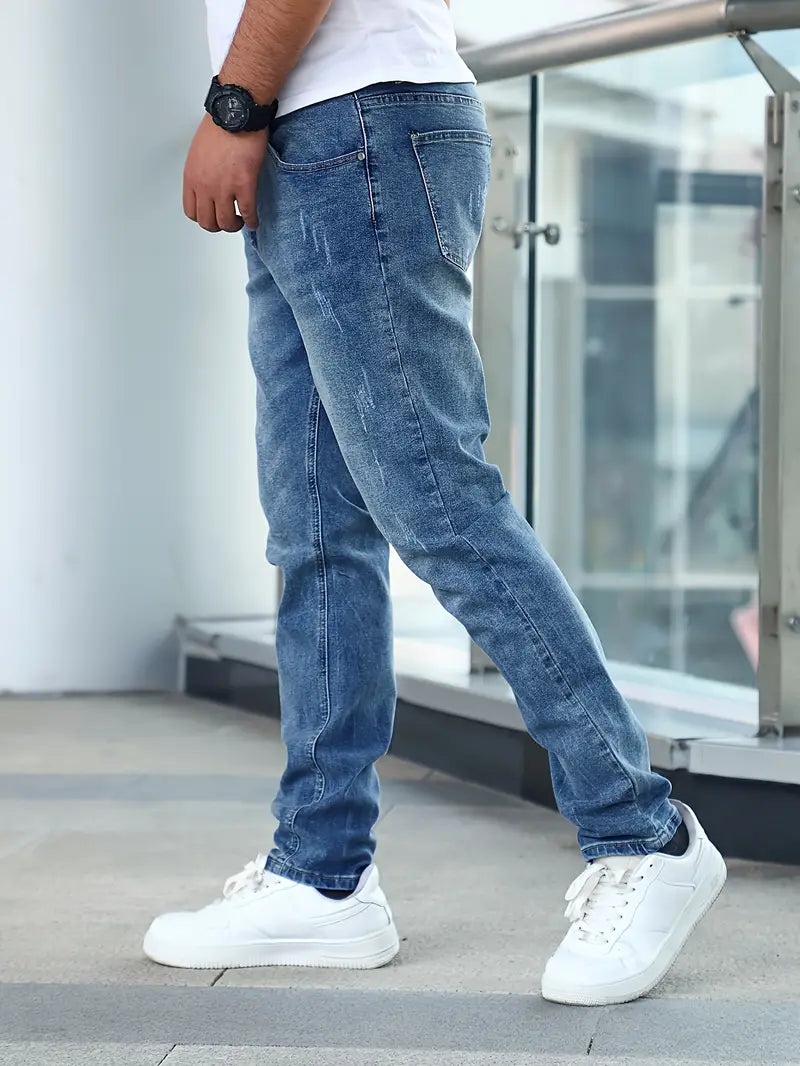 RAVI | Męskie dżinsy z funkcjonalnymi kieszeniami Pants Men Warschau Fashion