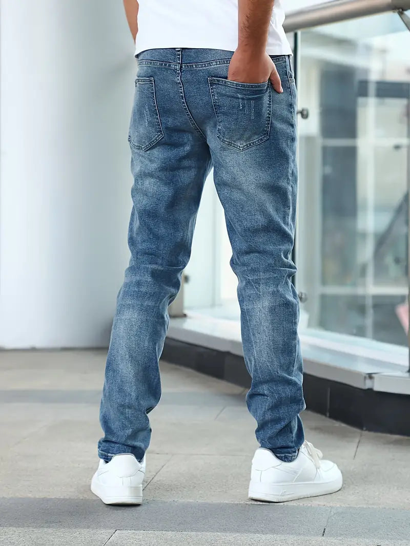 RAVI | Męskie dżinsy z funkcjonalnymi kieszeniami Pants Men Warschau Fashion