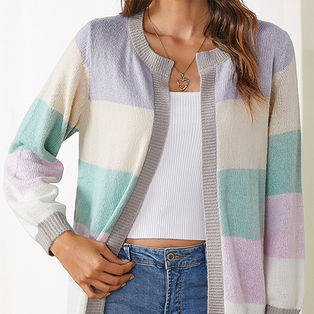 Stylish Lightweight Cardigan Warschau Fashion Mieszany kolor 3 S