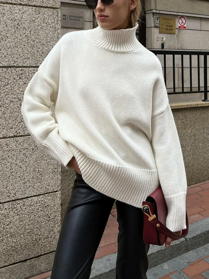 Charlie | Sweter z wysokim dekoltem